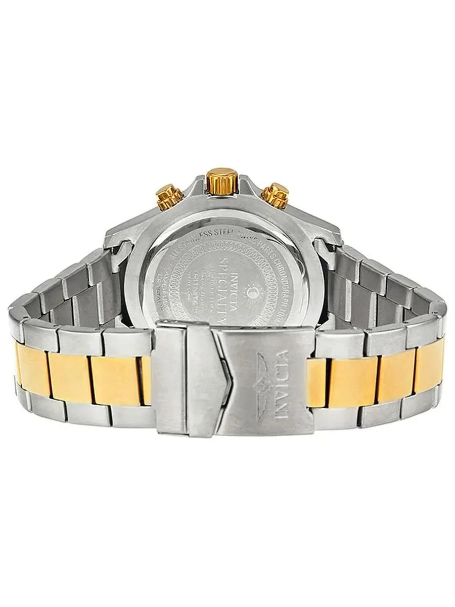Мужские часы с хронографом Specialty Two-tone, 45 мм Invicta — изображение 3 из 3, оттенок мульти