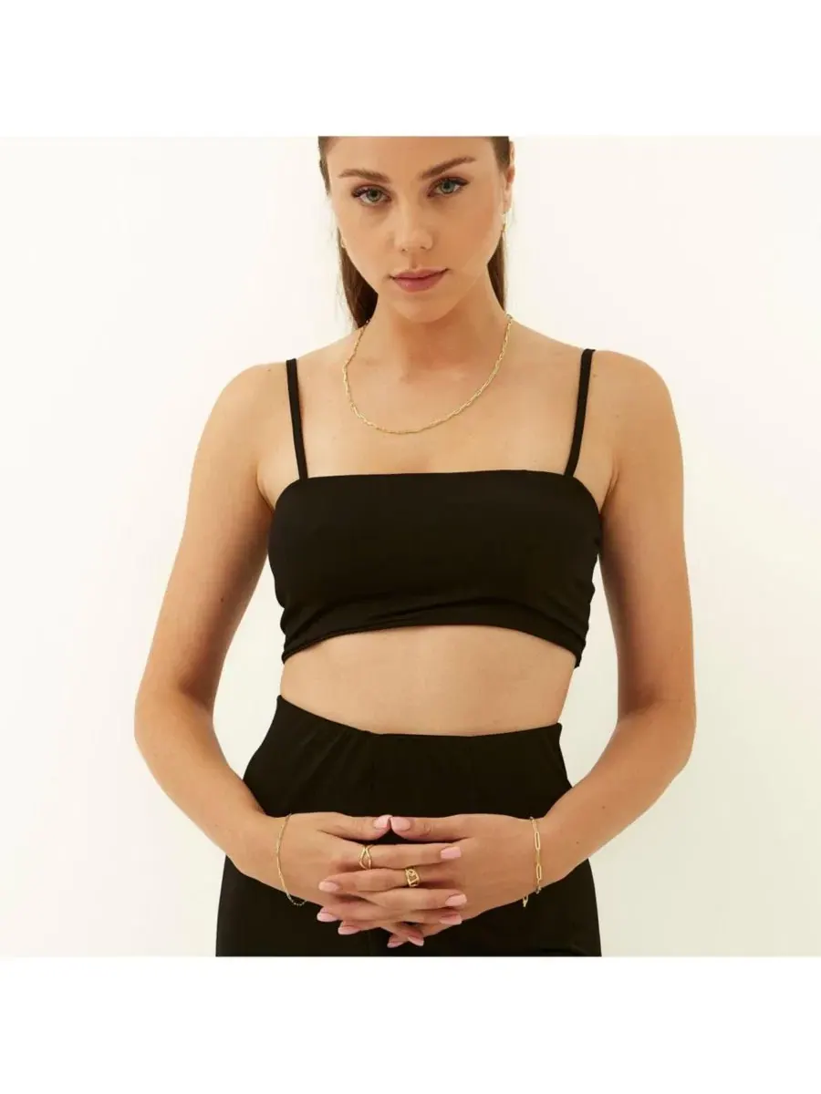 Цепь-колье из стерлингового серебра с позолотой, модель Rectangular Chain Spero London — изображение 5 из 5