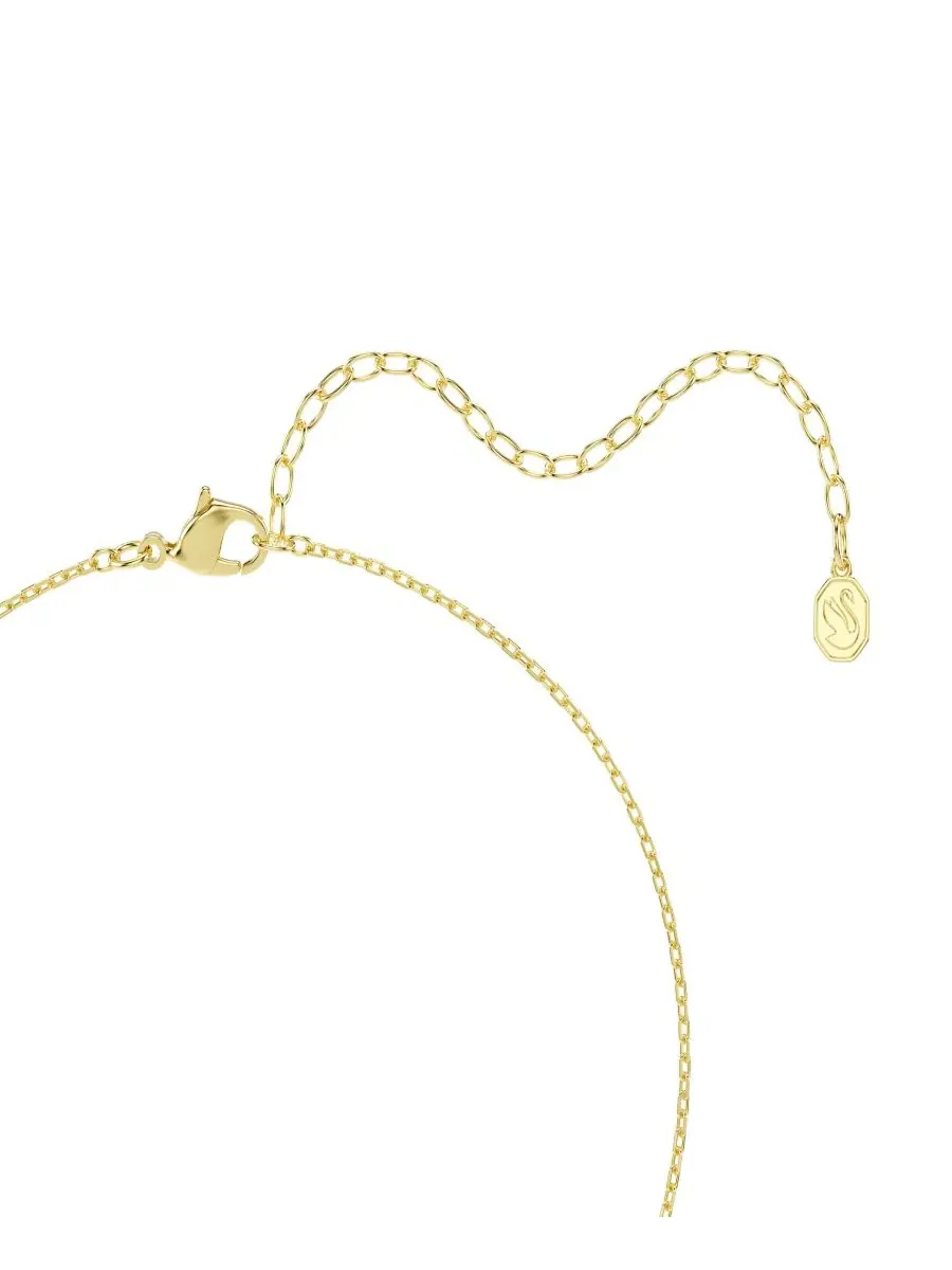 Кулон с кристаллами, с позолотой, Una Angelic Swarovski — изображение 4 из 6, оттенок белый