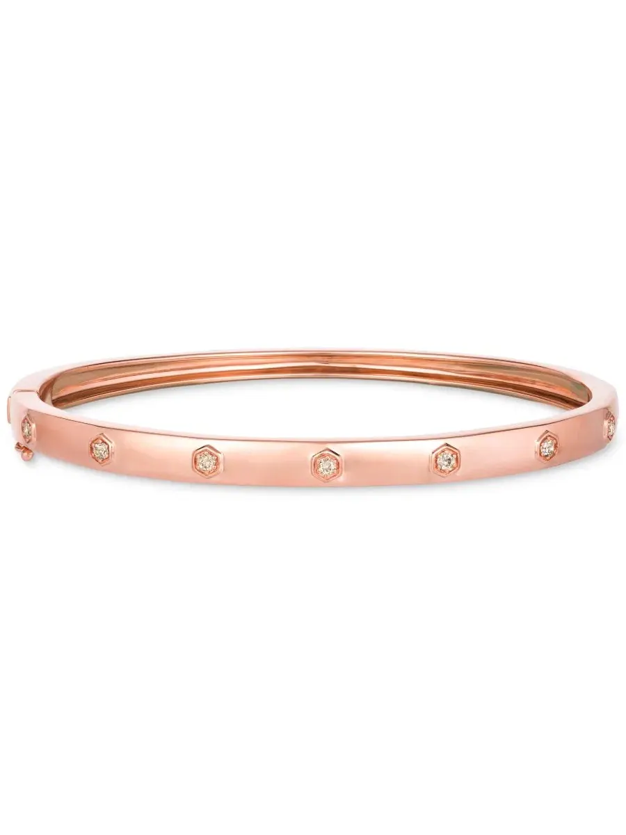 Коллекция Anywear Everywear Nude Diamond Polished Band, Small Hoop Earrings & Bangle Bracelet из