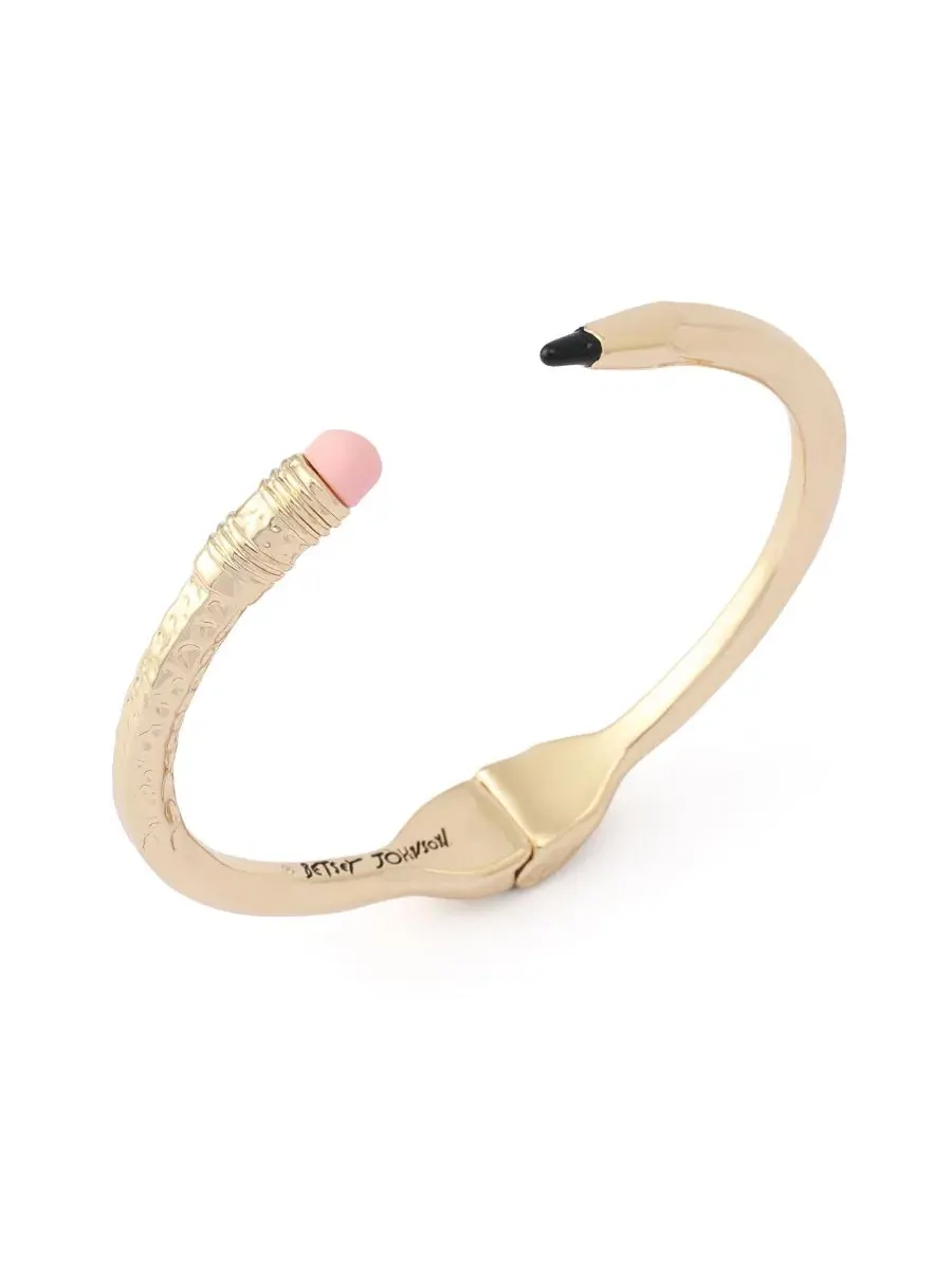 Браслет Best In Class Chewed Pencil Betsey Johnson — изображение 2 из 4, оттенок золото