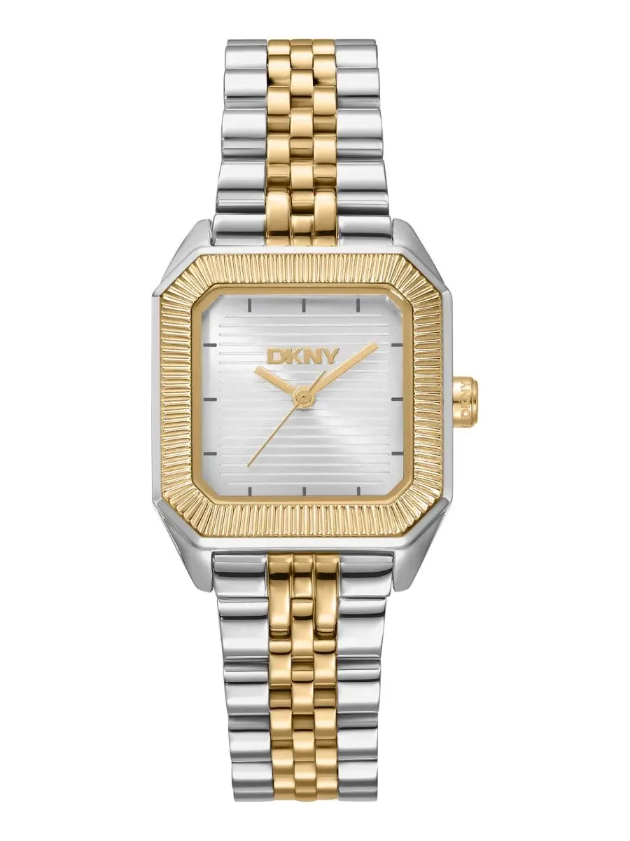 Женские часы с браслетом из нержавеющей стали, 27x34 мм, Signature Shape DKNY