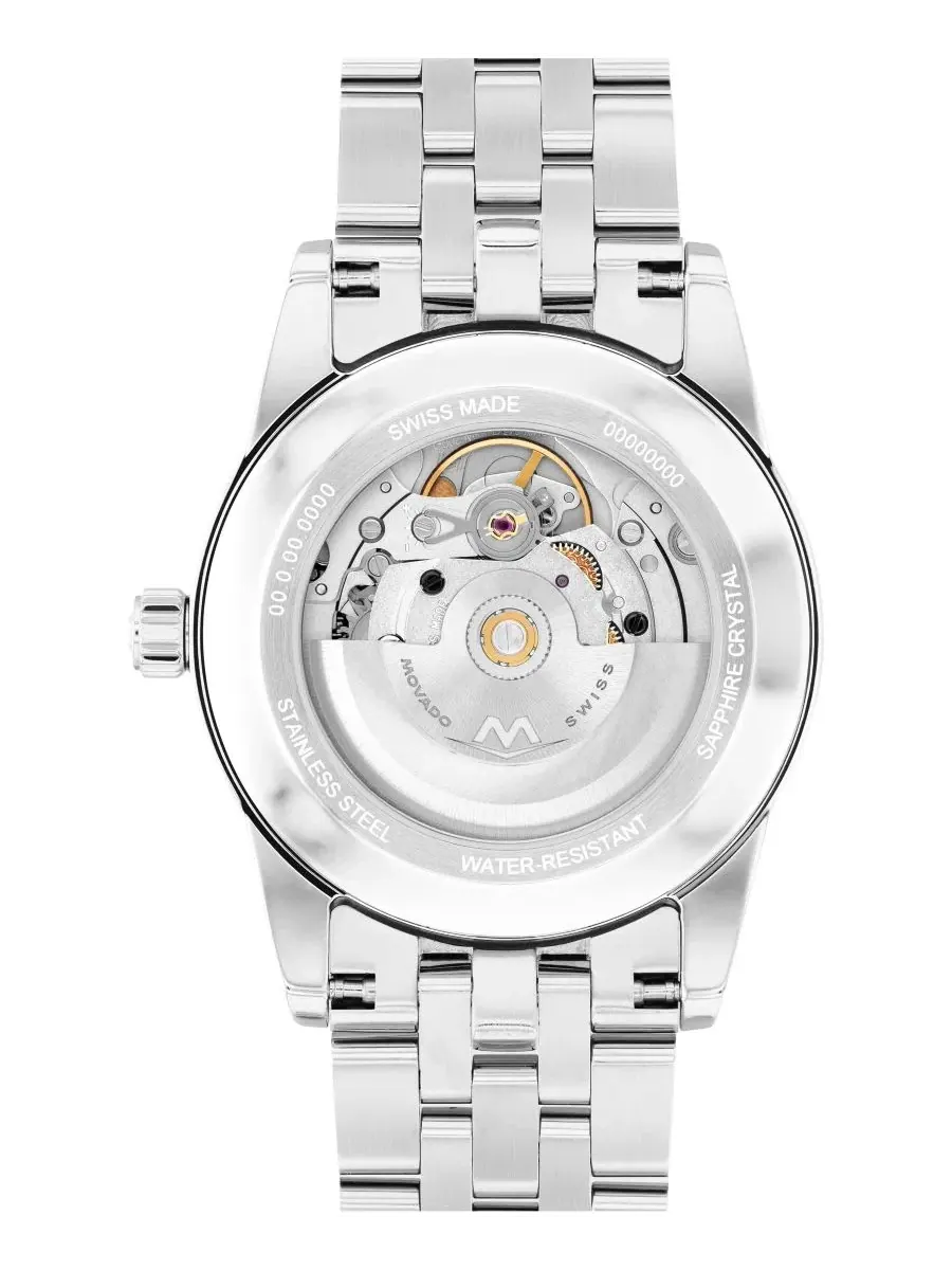 Мужские часы Museum Classic Auto Swiss Automatic, 40 мм Movado — изображение 3 из 3, оттенок серебристый