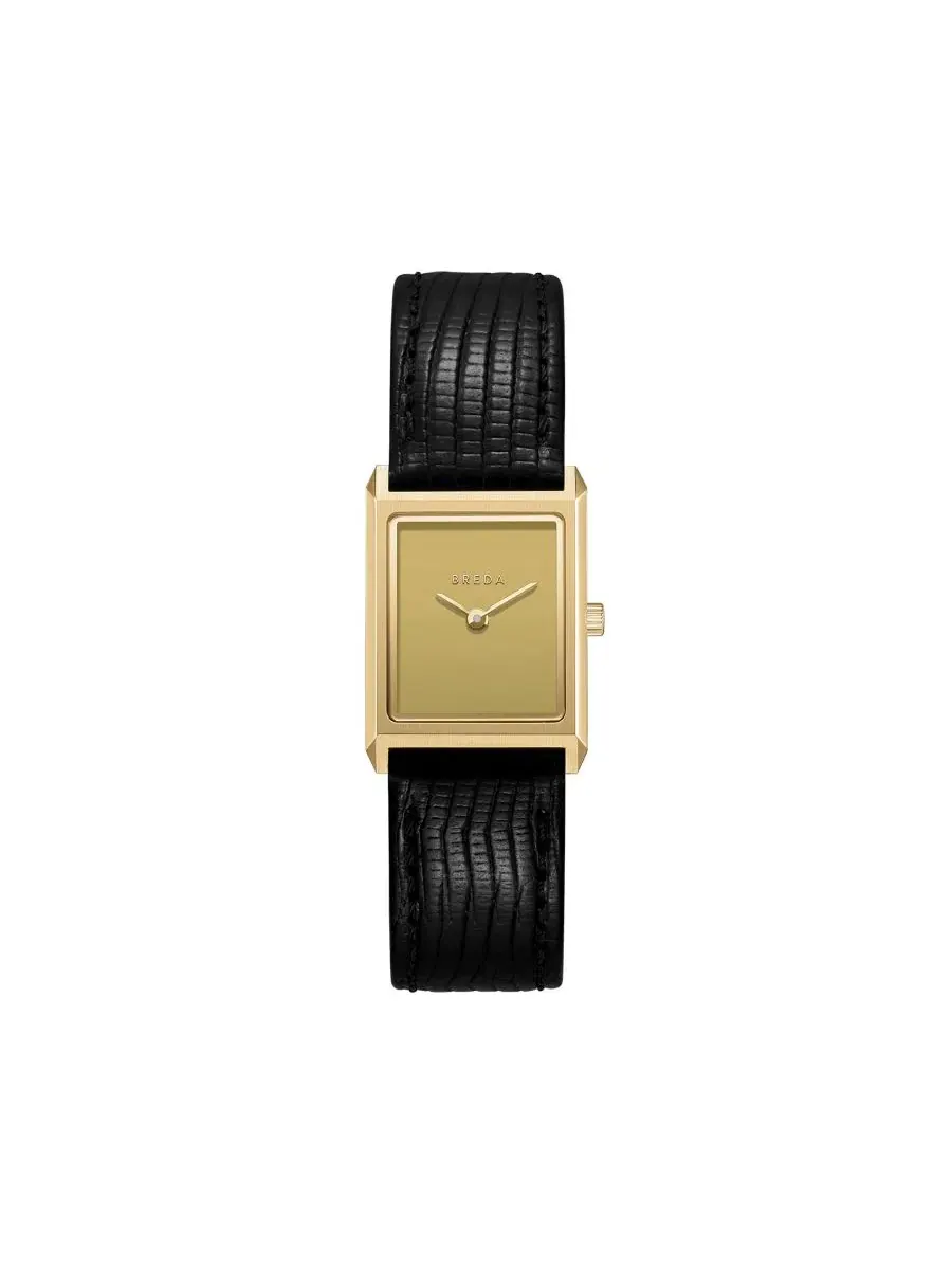 Женские часы с кварцевым механизмом Virgil, 20 мм, с золотым покрытием BREDA