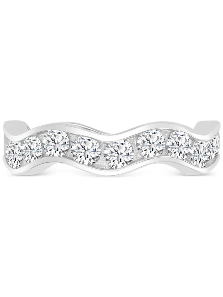 Кольцо с кубическим цирконием 3.78 ct.t.w. Sterling Silver — изображение 1 из 4, оттенок серебристый