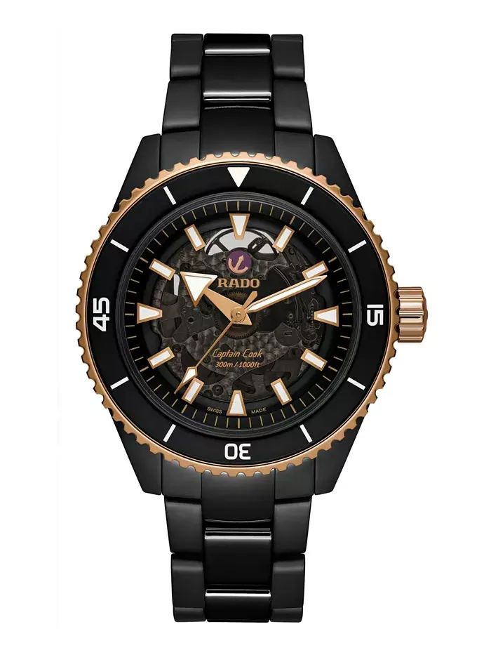 Мужские автоматические часы Swiss Automatic Captain Cook High Tech Ceramic с браслетом, 43 мм Rado — изображение 1 из 7