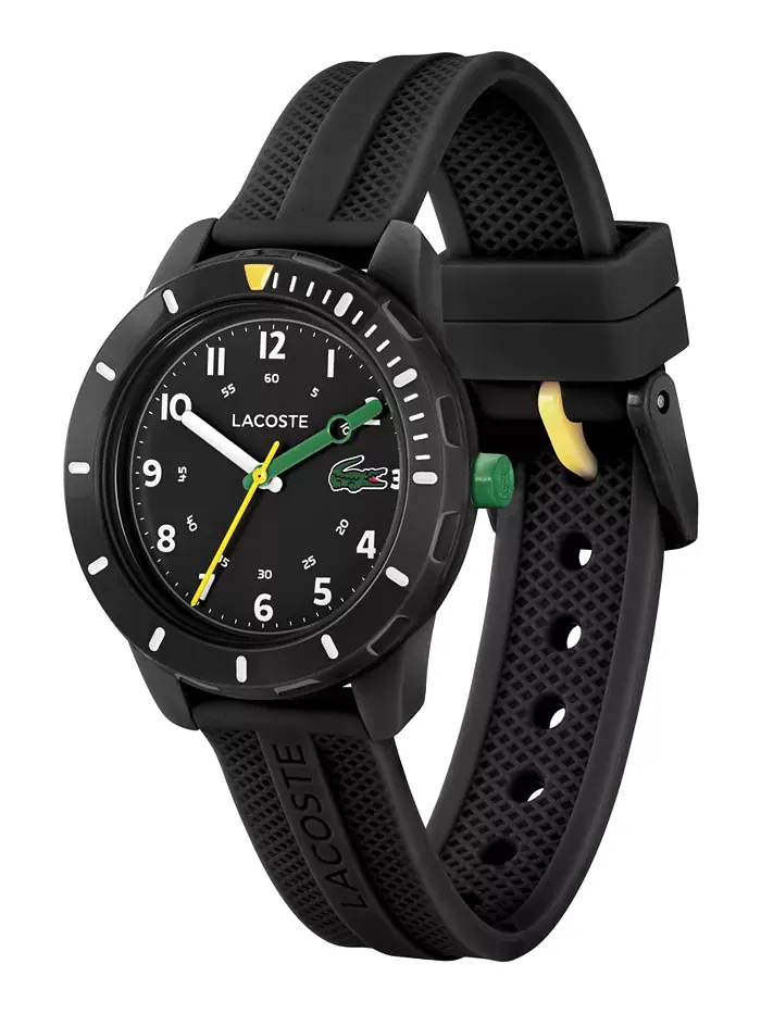Миниатюрные часы с черным силиконовым ремешком Mini Tennis, 34 мм Lacoste — изображение 2 из 2