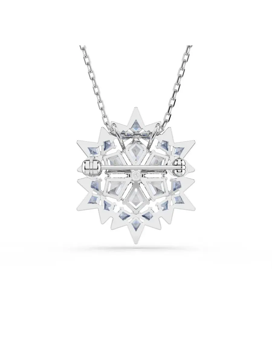 Волшебная брошь и подвеска с родиевым покрытием Swarovski — изображение 3 из 6, оттенок синий
