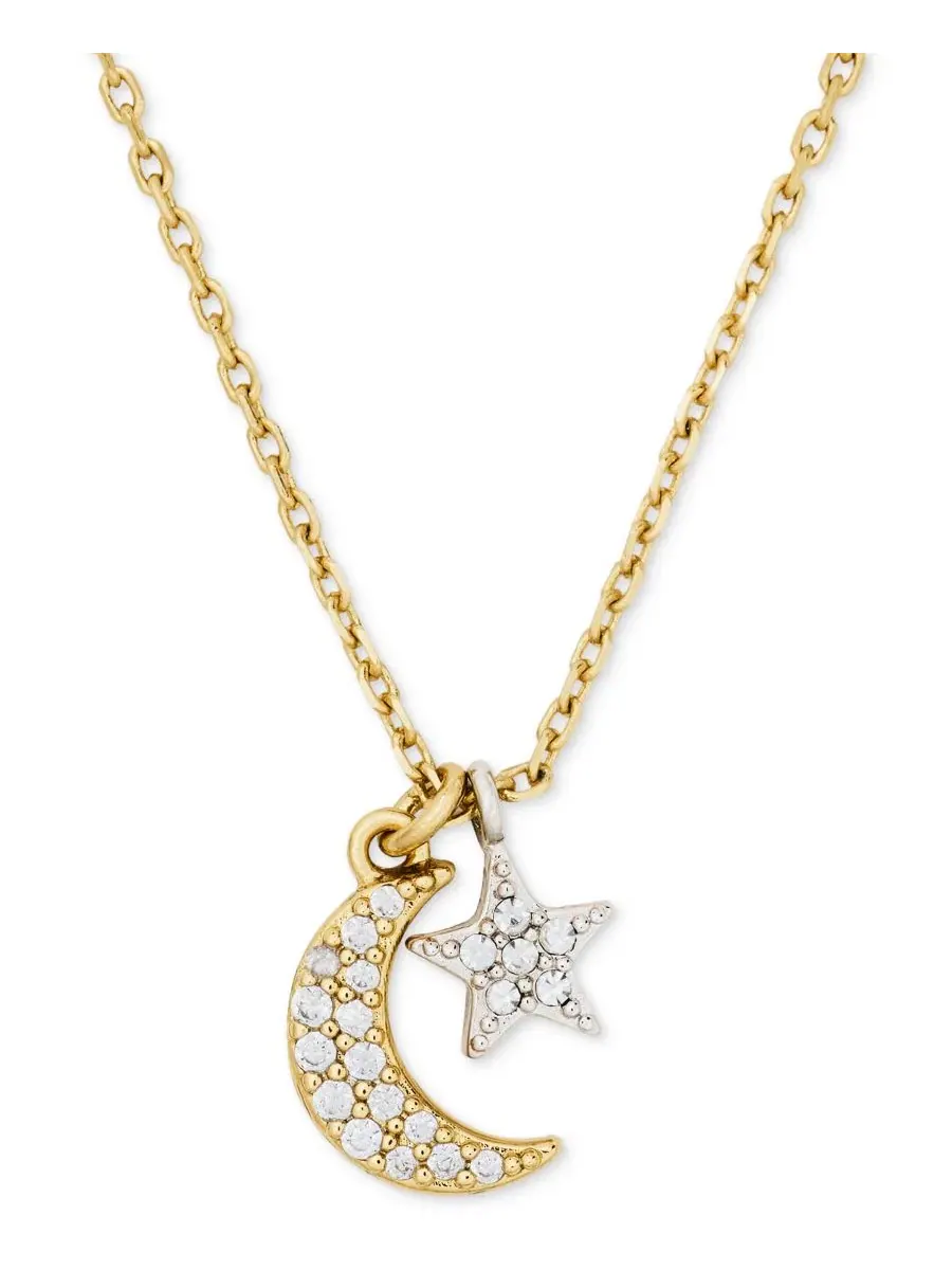 Кулон с подвеской-сердцем и кубическим цирконием, Two-Tone Gifting To My Special Someone kate spade — изображение 1 из 6