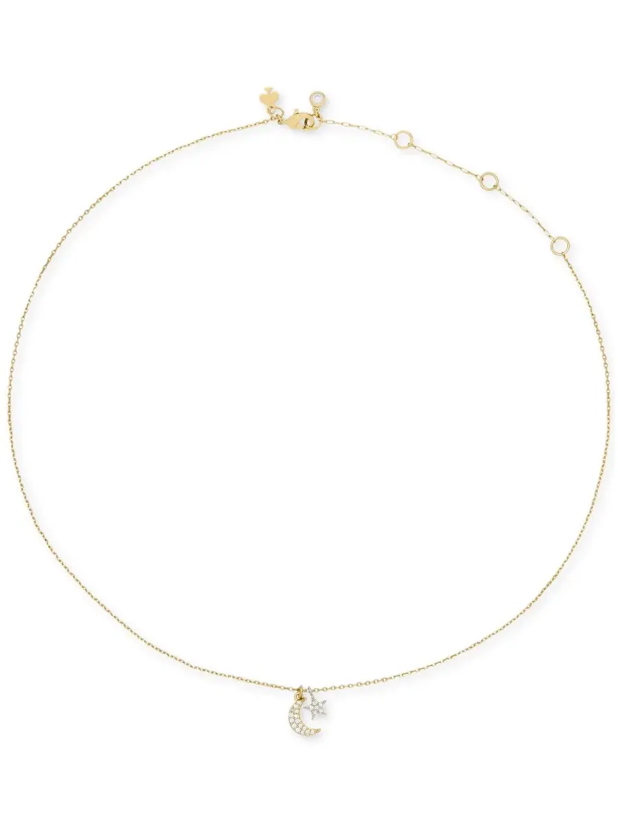 Кулон с подвеской-сердцем и кубическим цирконием, Two-Tone Gifting To My Special Someone kate spade — изображение 2 из 6