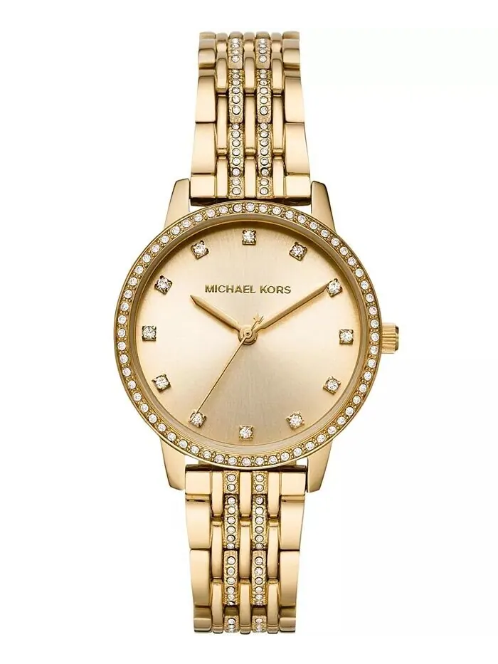 Женские часы Melissa с золотистым браслетом из нержавеющей стали, 35 мм Michael Kors