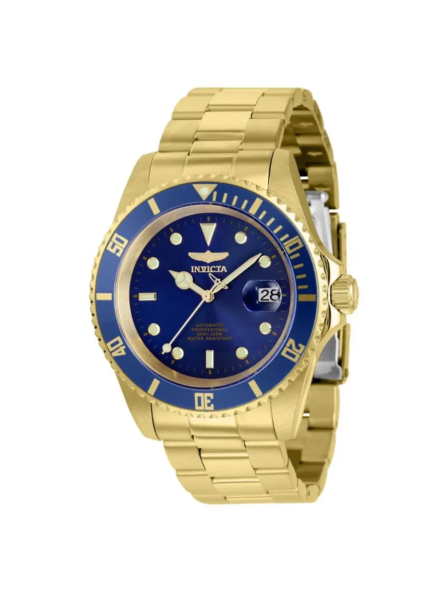 Мужские часы Pro Diver Automatic с синим циферблатом Invicta