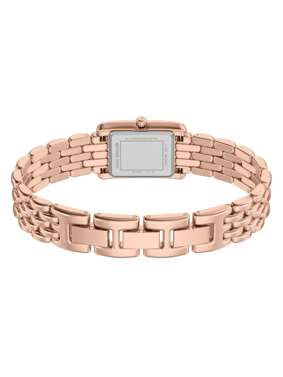 Женские часы Michael Kors Essex, розовое золото, 20 мм — изображение 4 из 8, оттенок розовый золотистый