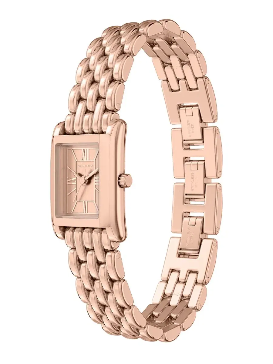 Женские часы Michael Kors Essex, розовое золото, 20 мм — изображение 5 из 8, оттенок розовый золотистый