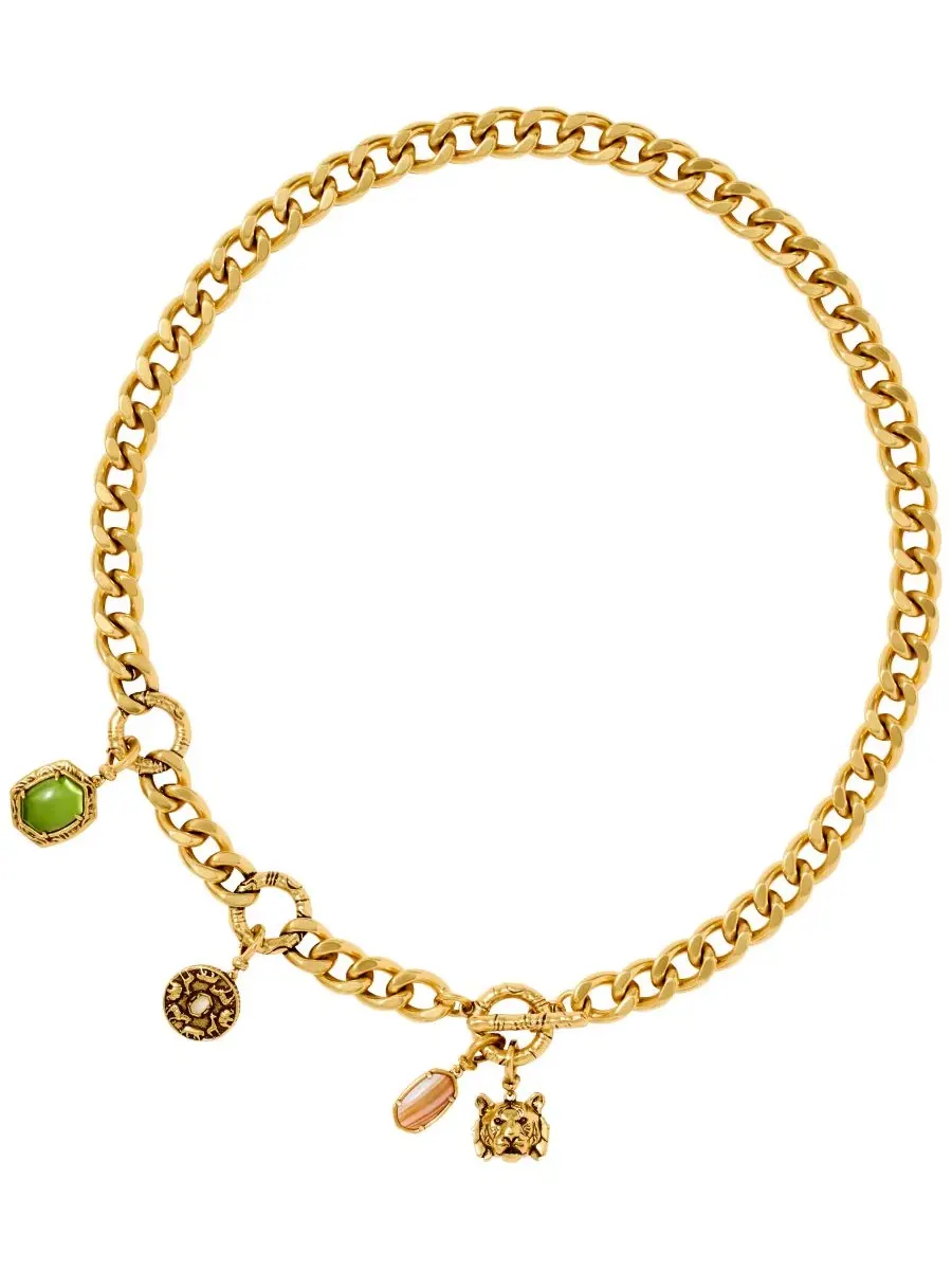 Колье-подвеска с жемчугом и шармом, модель Raina Charm Kendra Scott — изображение 1 из 8, оттенок золото
