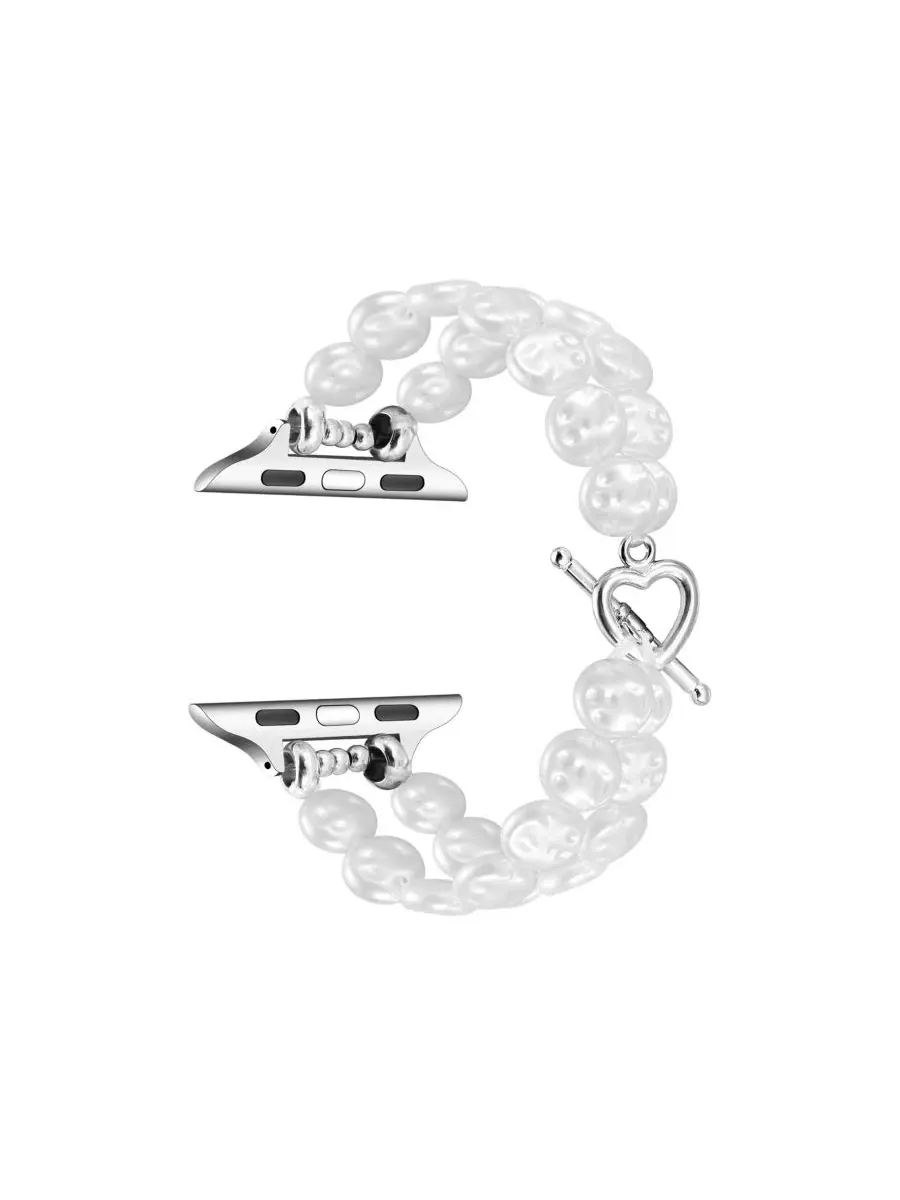 Браслет Eloise Cultivated Pearl Band Posh Tech — изображение 2 из 4, оттенок белый серебристый