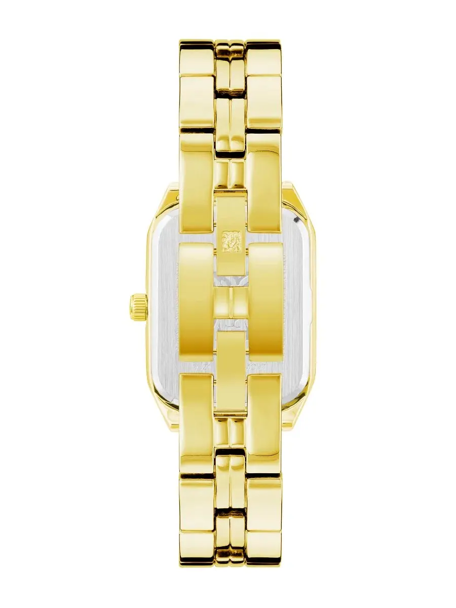 Женские часы Anne Klein с браслетом, золотистые, 24 мм x 35 мм — изображение 2 из 3, оттенок шампань