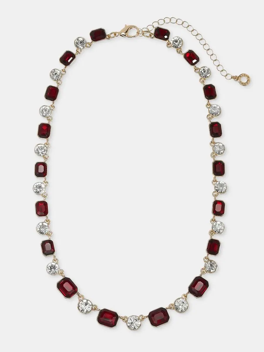 Колье-ошейник с кристаллами по всей окружности, модель Crystal All-Around Collar Anne Klein — изображение 1 из 3