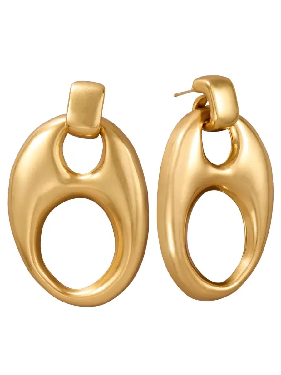 Серьги-подвески Mariner Statement Donna Karan New York — изображение 1 из 5, оттенок золото