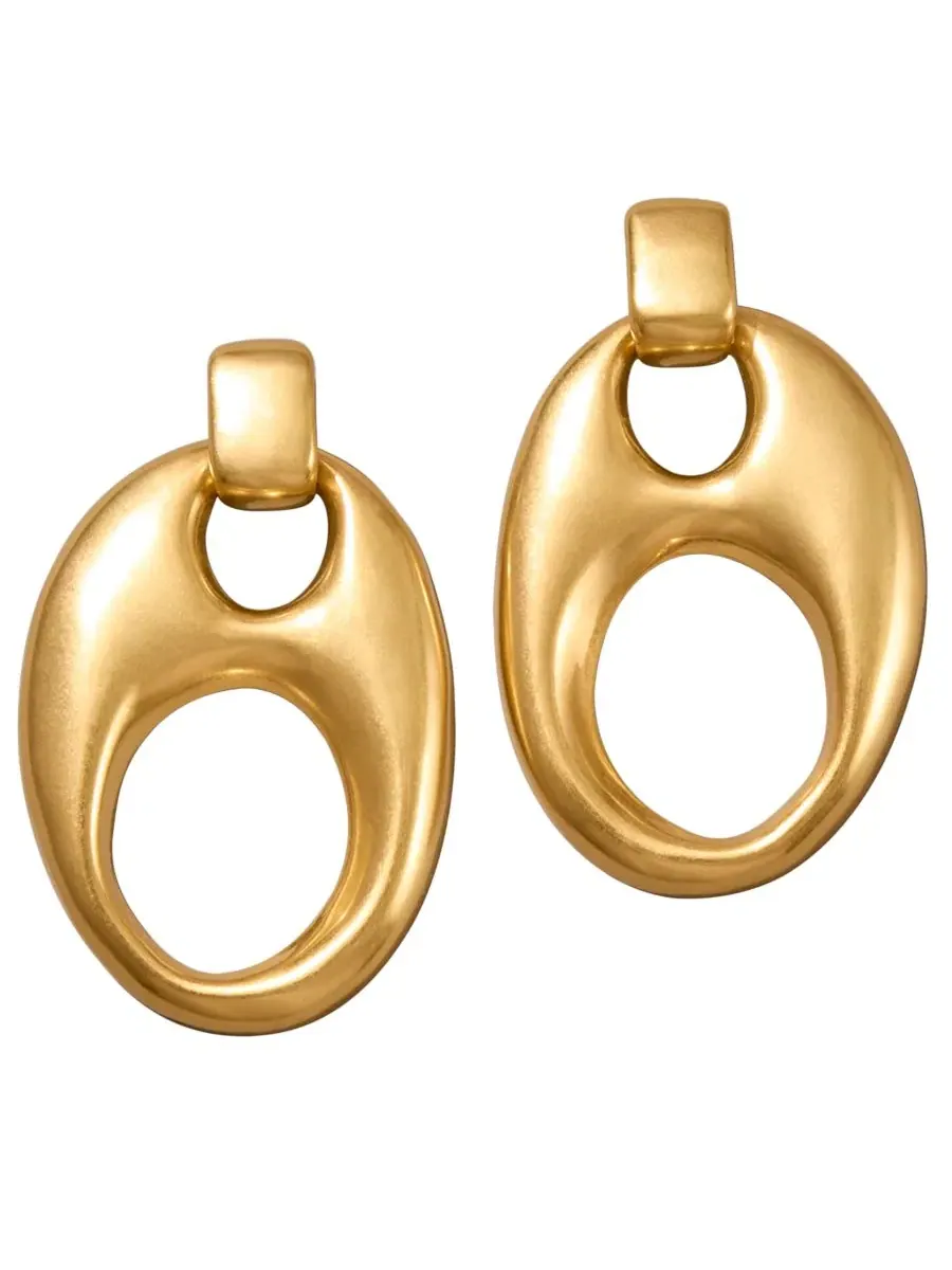 Серьги-подвески Mariner Statement Donna Karan New York — изображение 3 из 5, оттенок золото