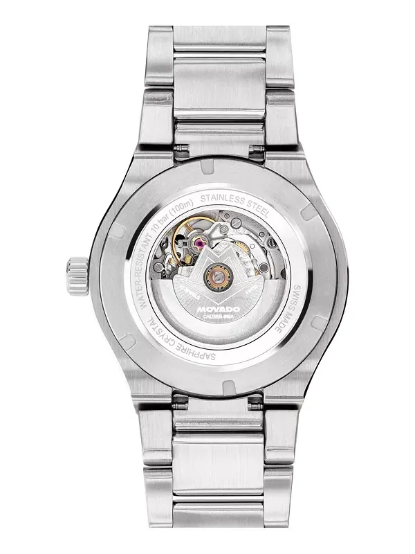 Женские часы Museum Imperiale Swiss Automatic из нержавеющей стали, 33 мм Movado — изображение 3 из 3, оттенок серебристый
