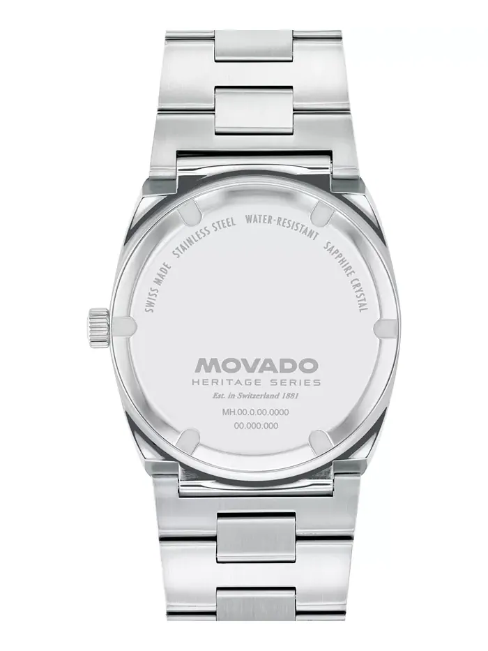 Мужские часы Ondoplan Swiss Quartz из нержавеющей стали, 36 мм Movado — изображение 3 из 4