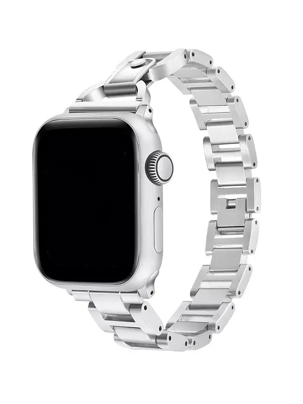 Браслет Avery из нержавеющей стали для Apple Watch Posh Tech — изображение 2 из 4, оттенок серебряный