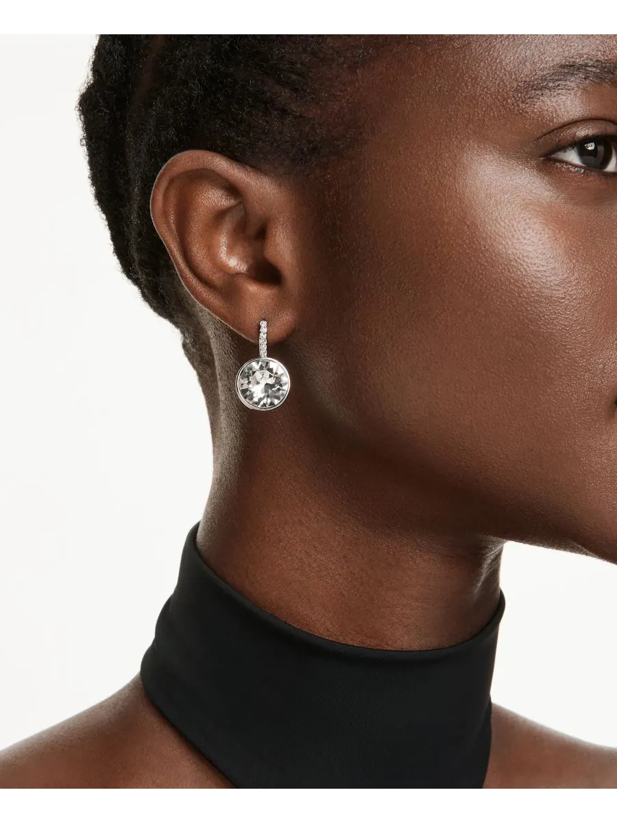 Серьги-подвески Millenia с родиевым покрытием Swarovski — изображение 5 из 5, оттенок серебристый прозрачный