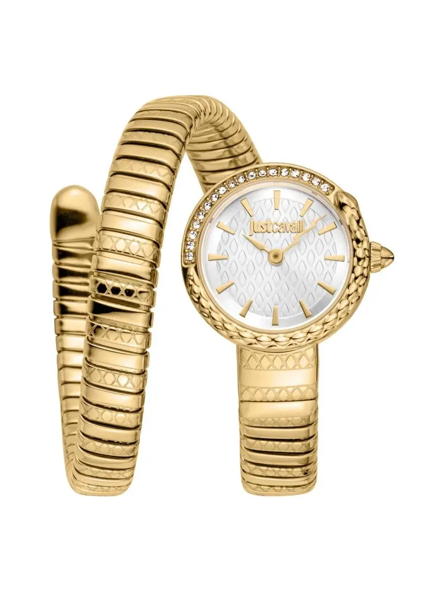 Женские часы Glam Chic Quartz IP Stainless Steel Bracelet Watch Just Cavalli