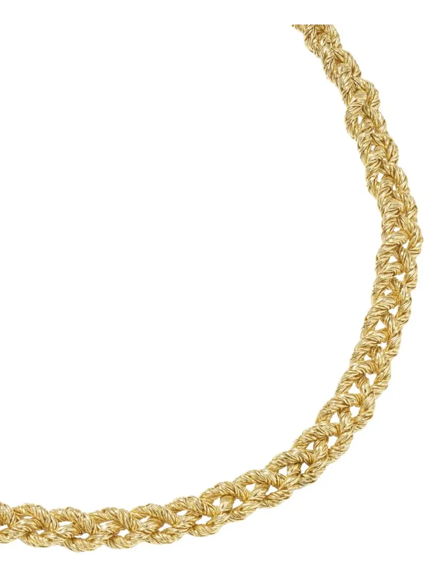 Колье Gabriella из плетеной цепочки с покрытием из 14-каратного золота Kendra Scott — изображение 3 из 3, оттенок золото