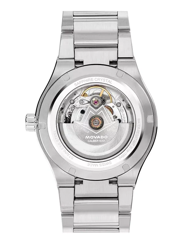 Мужские часы Museum Imperiale Swiss Automatic из нержавеющей стали, 40 мм Movado — изображение 3 из 3, оттенок серебристый