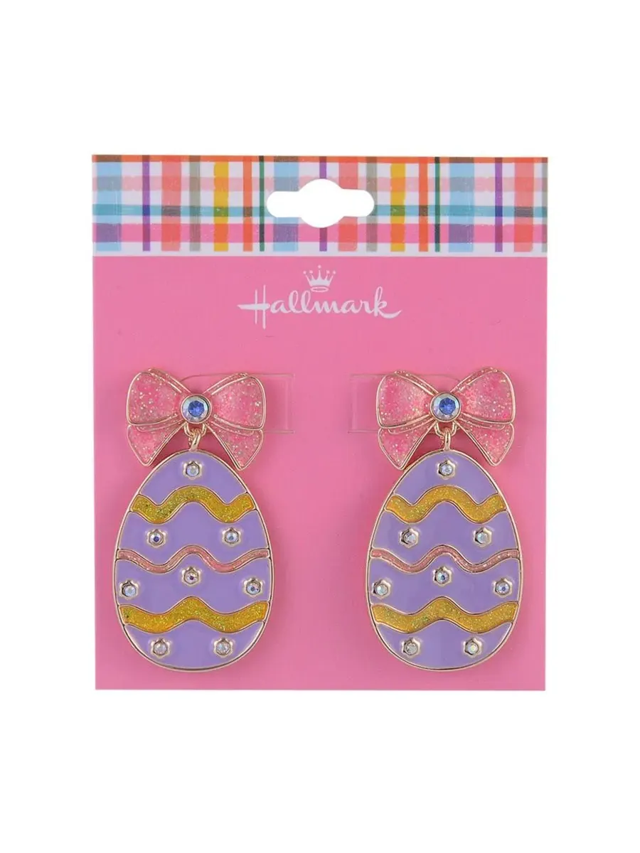 Серьги в виде пасхальных яиц Hallmark — изображение 4 из 4, оттенок нет цвета