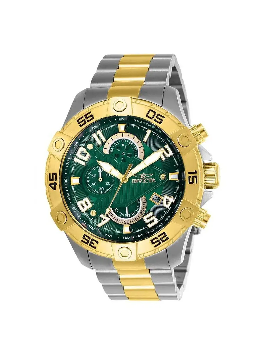 Мужские кварцевые часы 26099 S1 Rally с многофункциональным циферблатом Invicta, золото/нержавеющая — изображение 1 из 3