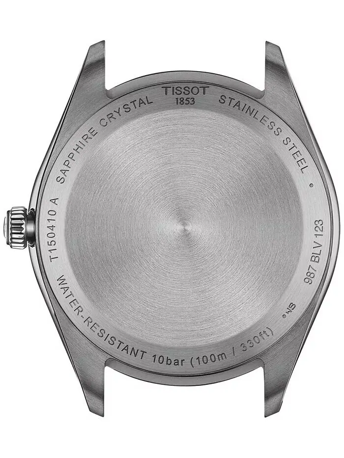 Мужские швейцарские часы PR 100 с браслетом из нержавеющей стали 40 мм Tissot — изображение 3 из 5, оттенок зеленый