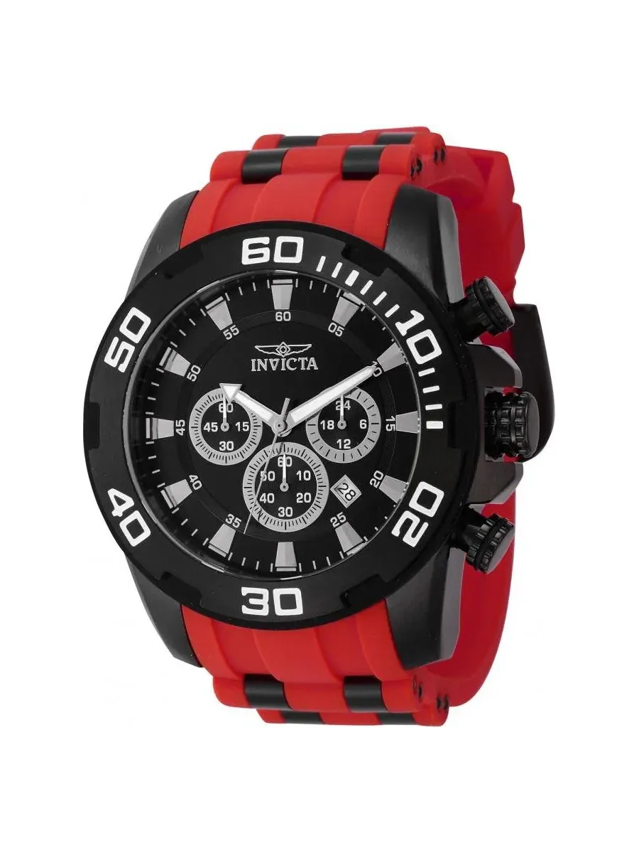 Женские часы Pro Diver Quartz VD53 Invicta — изображение 1 из 3, оттенок красный
