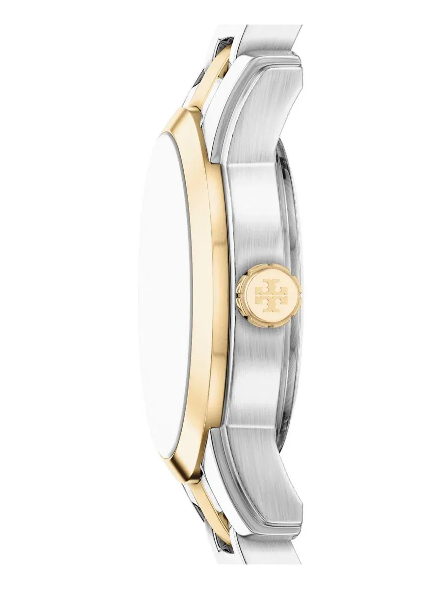Женские часы The Miller Round Small Quartz Two-Tone Stainless Steel Tory Burch — изображение 2 из 7, оттенок мульти