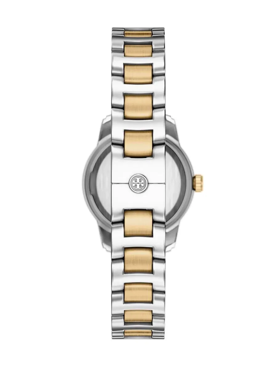 Женские часы The Miller Round Small Quartz Two-Tone Stainless Steel Tory Burch — изображение 3 из 7, оттенок мульти