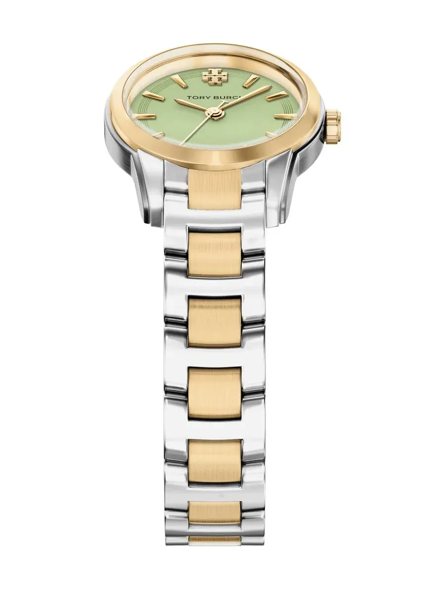 Женские часы The Miller Round Small Quartz Two-Tone Stainless Steel Tory Burch — изображение 4 из 7, оттенок мульти