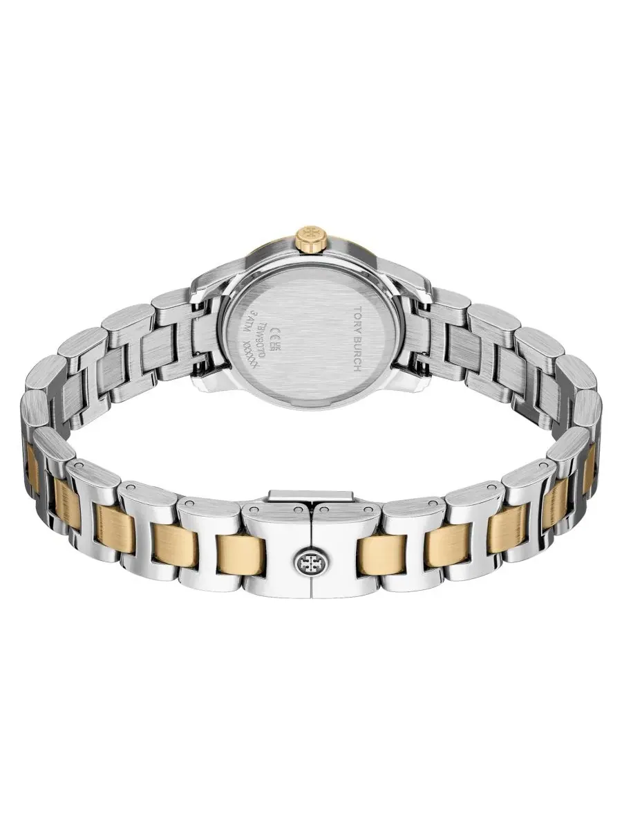 Женские часы The Miller Round Small Quartz Two-Tone Stainless Steel Tory Burch — изображение 5 из 7, оттенок мульти