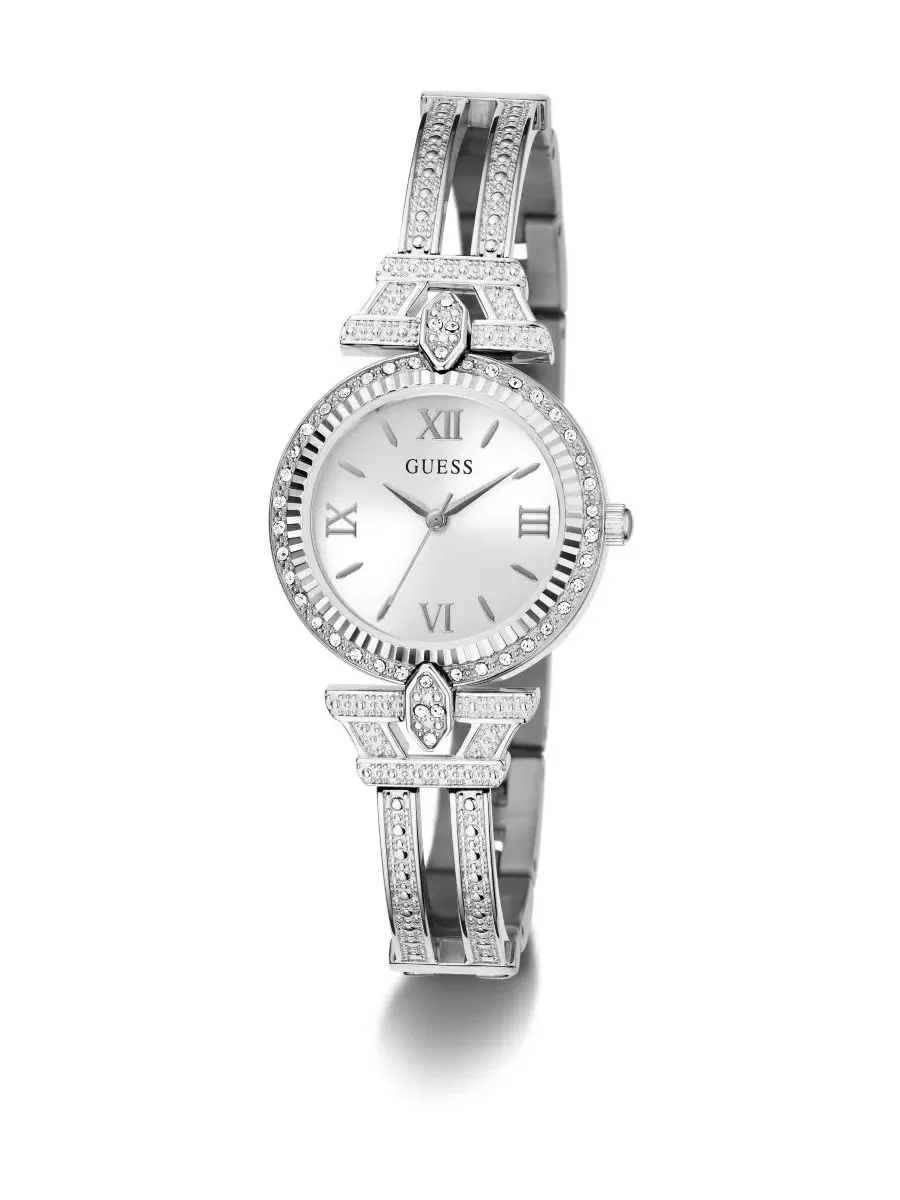 Женские часы GUESS — изображение 5 из 6, оттенок серебряный