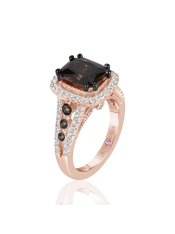 Кольцо Suzy Levian из стерлингового серебра с кубическим цирконием Suzy Levian New York — изображение 2 из 2