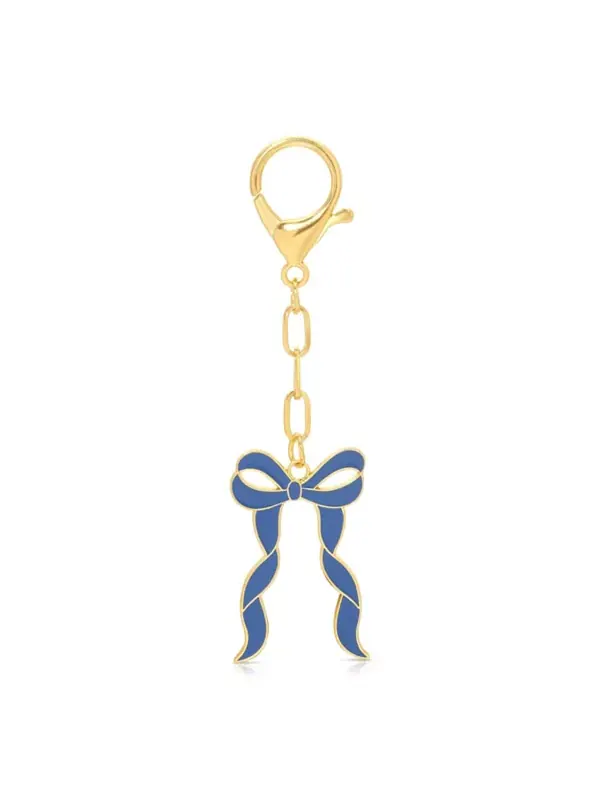 Эмалевая подвеска на сумку Lucky Feather, bow — изображение 2 из 2