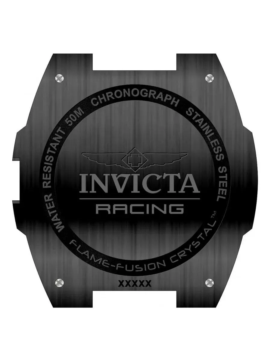 Мужские кварцевые многофункциональные часы Invicta Racing 47371 с черным и желтым циферблатом — изображение 2 из 3