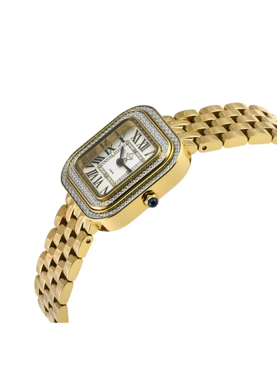 Женские часы Bellagio Swiss Quartz Diamond IP Stainless Steel Bracelet Watch GV2 by Gevril — изображение 2 из 3