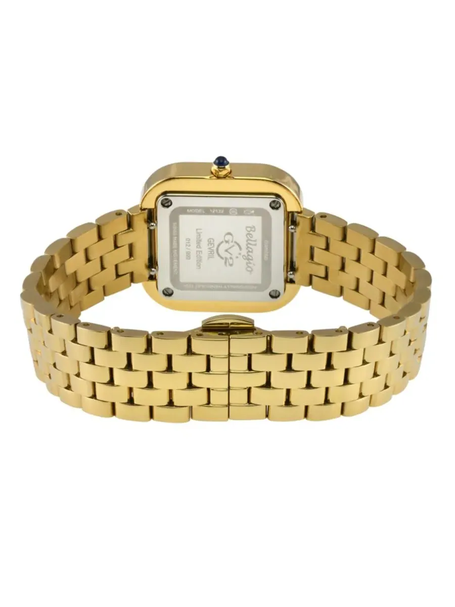 Женские часы Bellagio Swiss Quartz Diamond IP Stainless Steel Bracelet Watch GV2 by Gevril — изображение 3 из 3