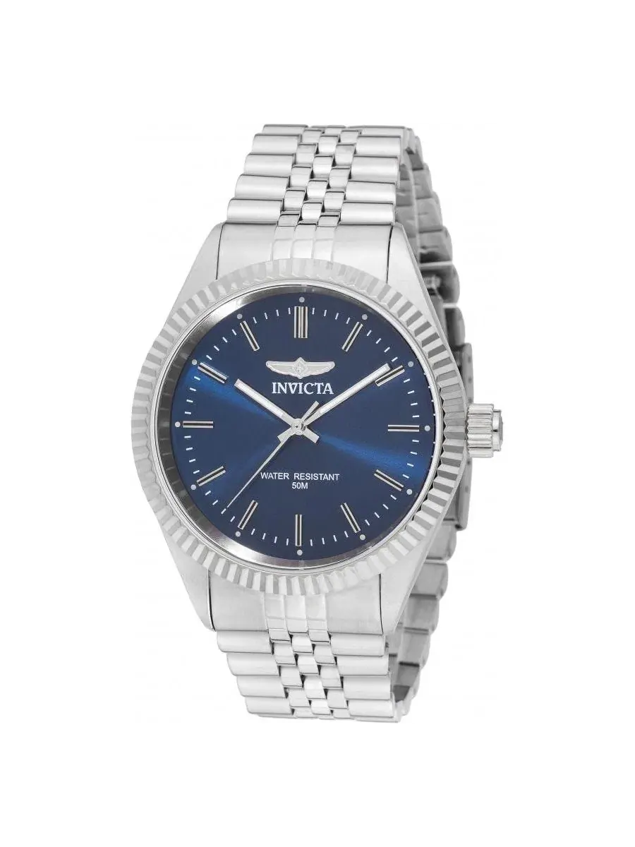 Мужские часы Specialty Quartz, 3 стрелки Invicta — изображение 1 из 3, оттенок серебряный