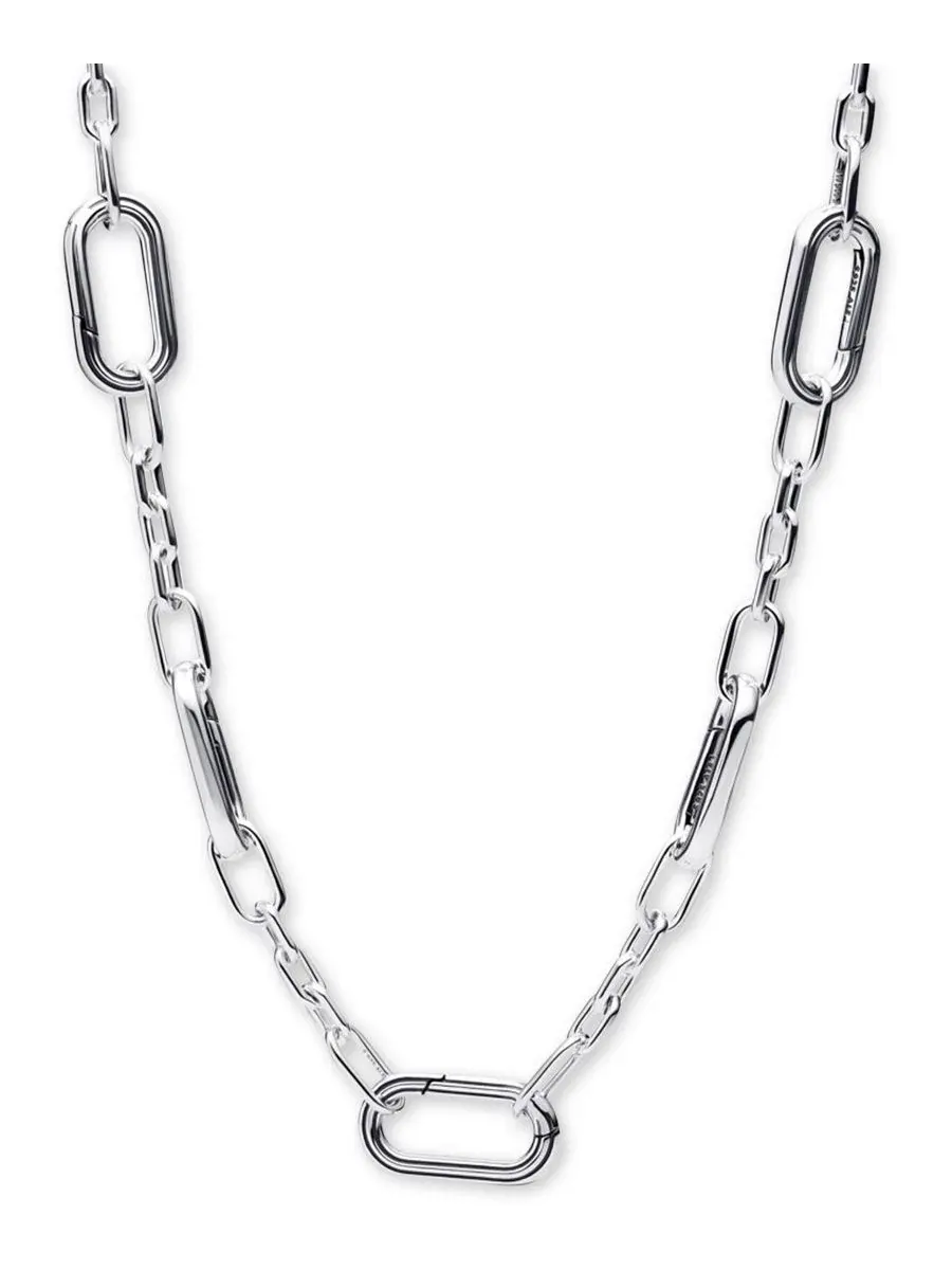 Колье-цепь с пятью звеньями Five Links Chain Pandora — изображение 1 из 5, оттенок серебряный