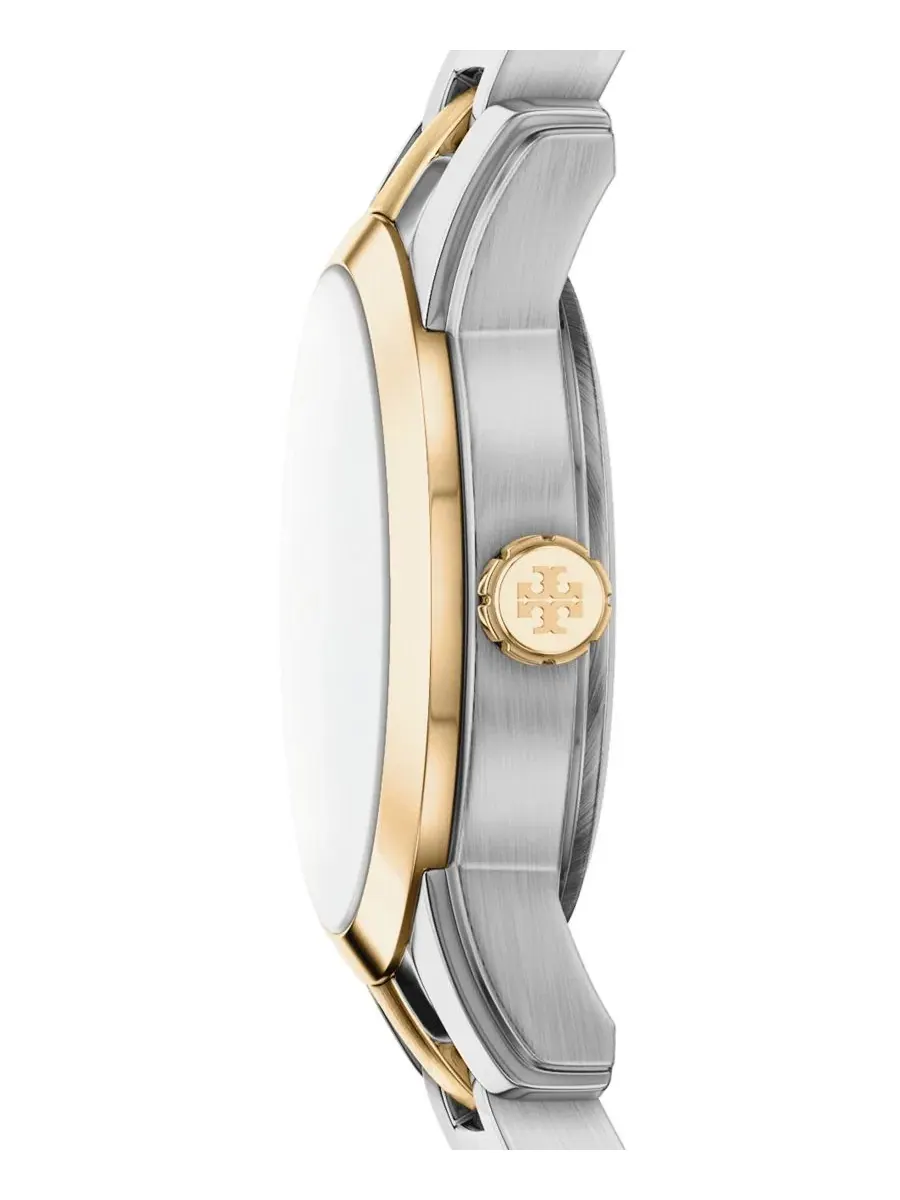 Женские часы The Miller Round Mini, кварцевые, с перламутровым циферблатом, 22 мм Tory Burch — изображение 2 из 8