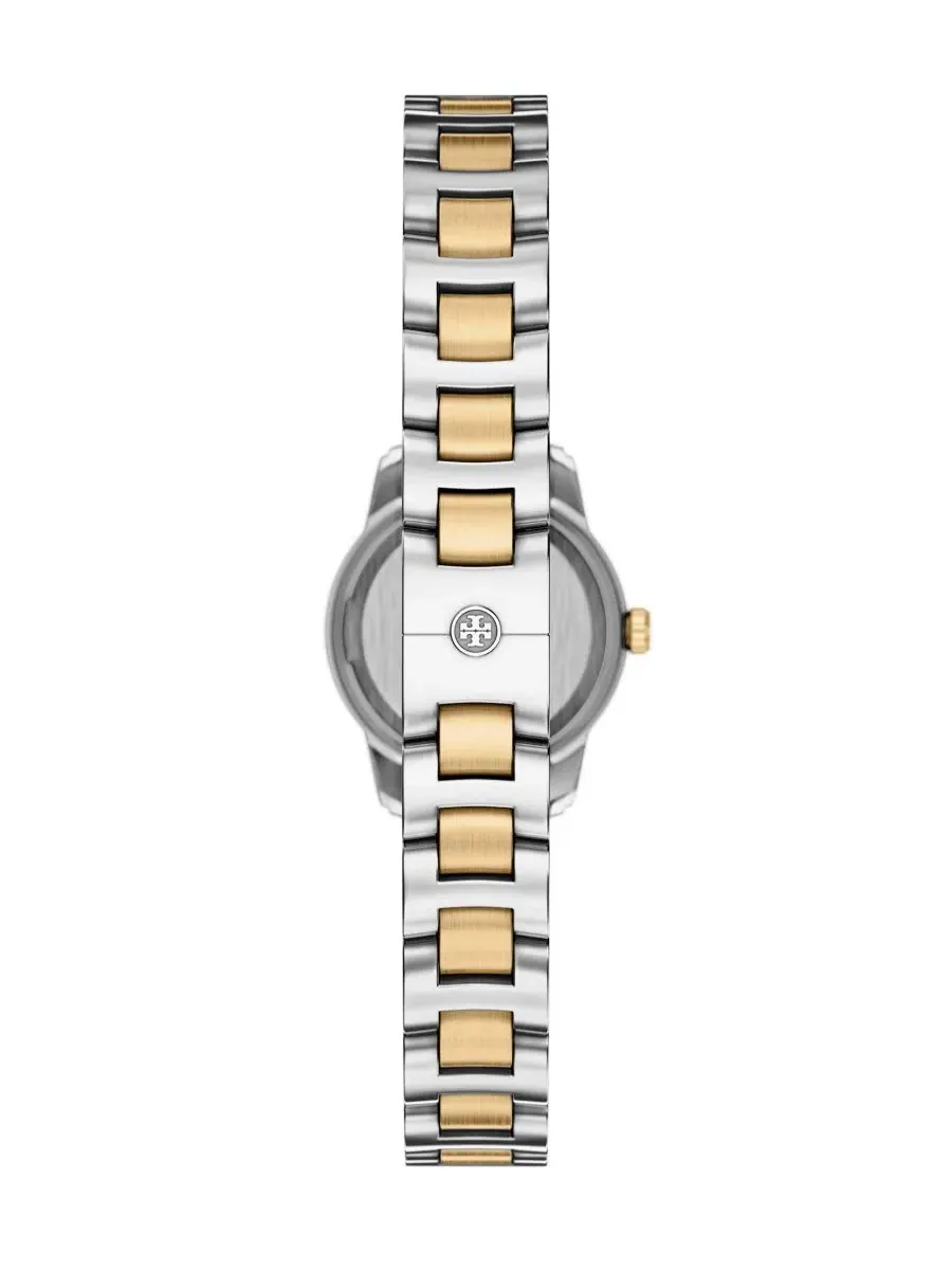 Женские часы The Miller Round Mini, кварцевые, с перламутровым циферблатом, 22 мм Tory Burch — изображение 3 из 8