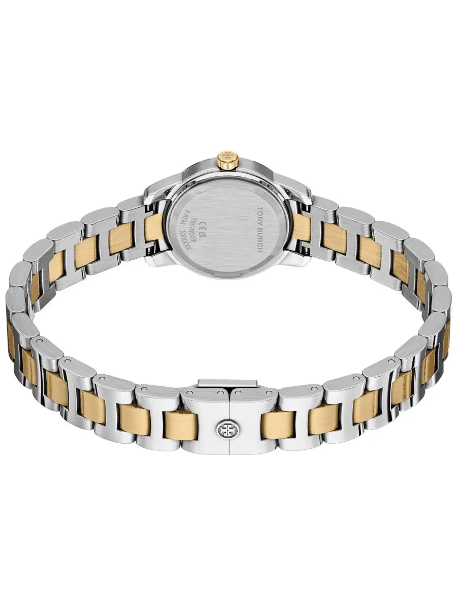 Женские часы The Miller Round Mini, кварцевые, с перламутровым циферблатом, 22 мм Tory Burch — изображение 4 из 8
